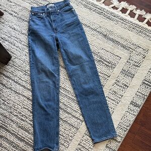 Madewell Women's Straight Leg Blue Jeans